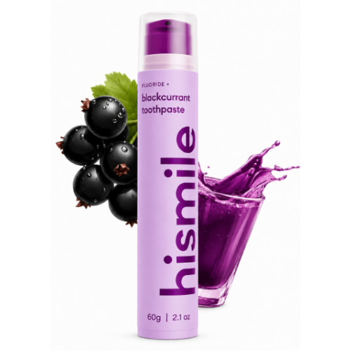 Зубна паста Hismile Blackcurrant Toothpaste зі смаком чорної смородини, 60 г